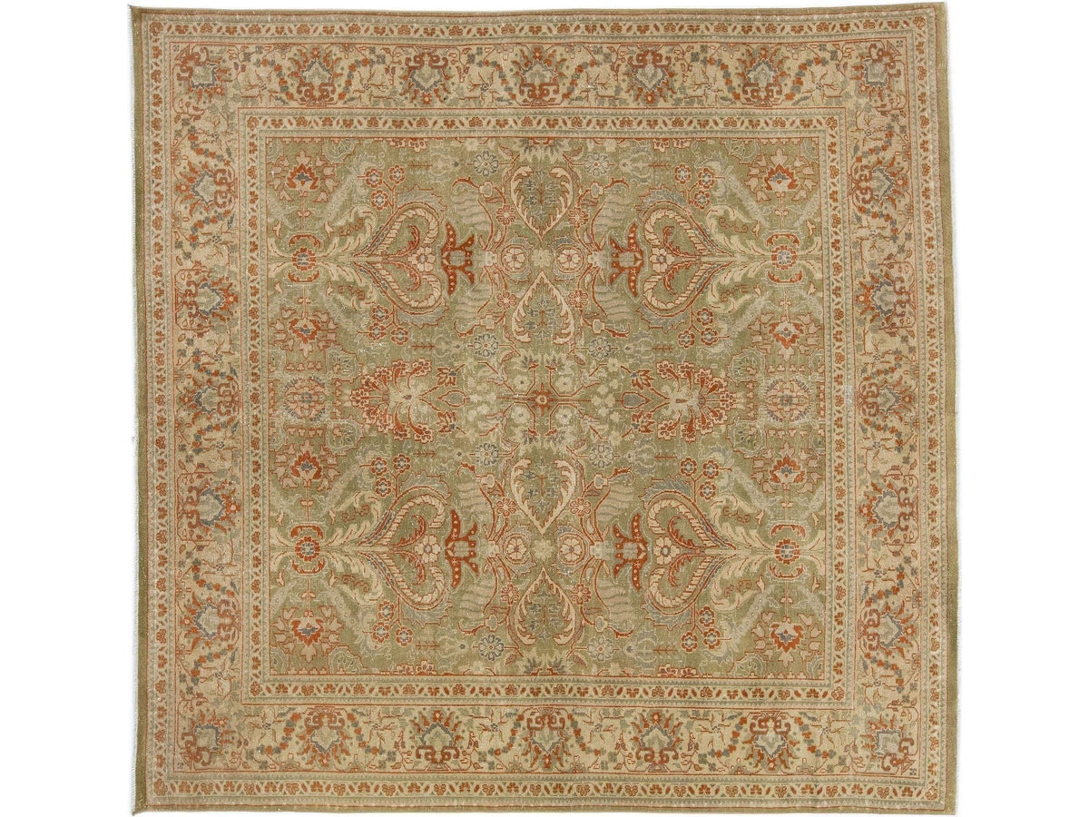 Antique Mahal Wool Rug 7 X 7