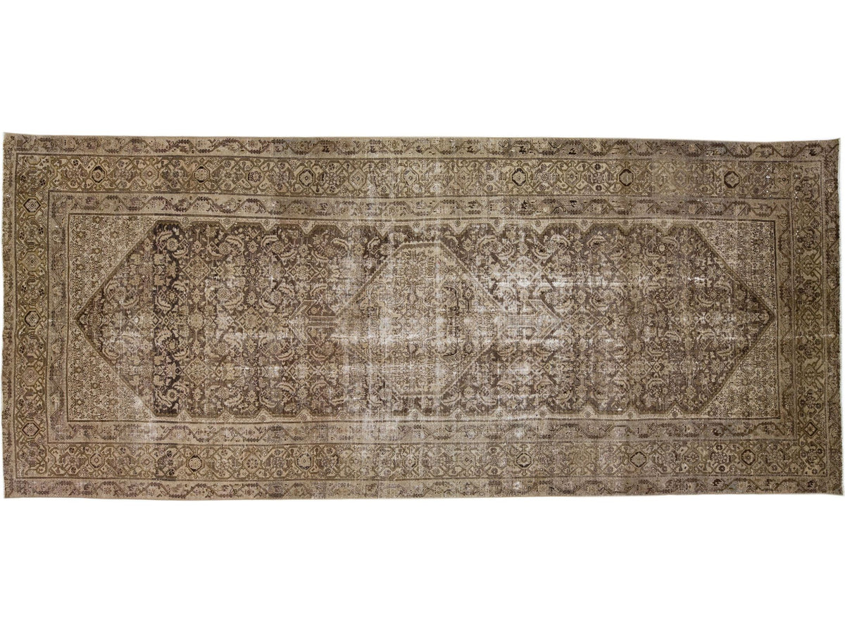 Antique Malayer Rug 7 X 16