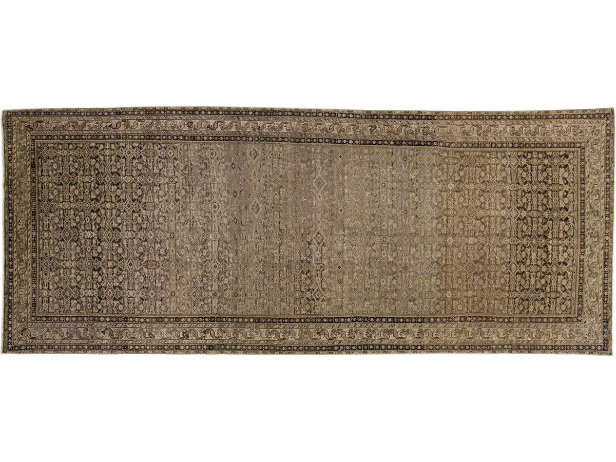 Antique Malayer Rug 6 X 15