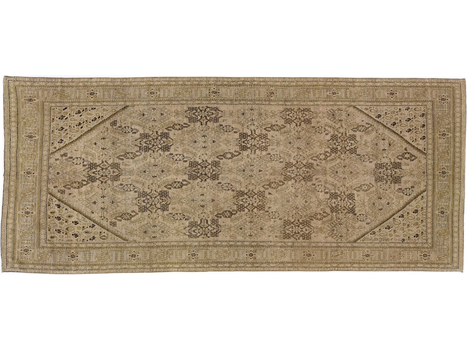 Antique Karabagh Wool Rug 6 X 15
