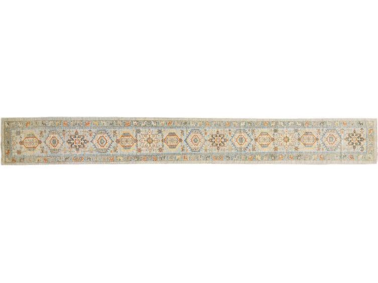 Modern Sultanabad Wool Runner 3 X 24