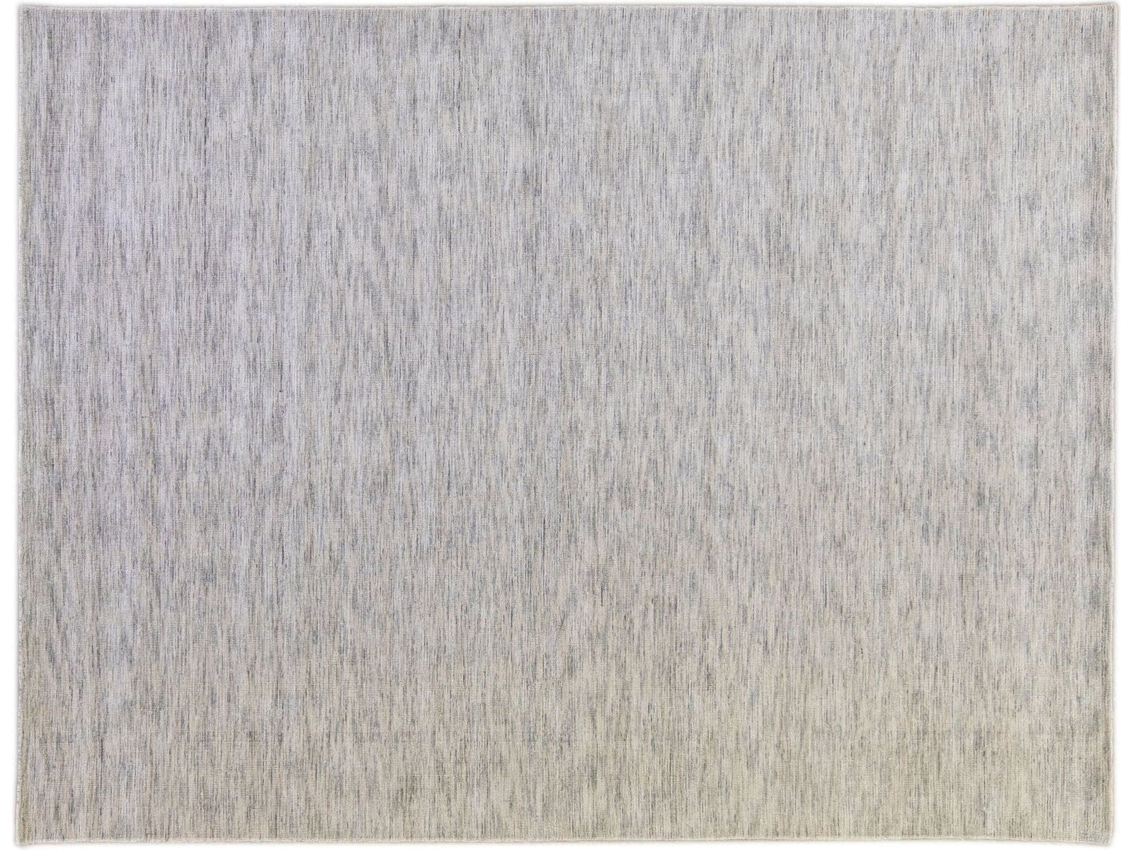 Modern Bamboo & Silk Groove Rug 9 X 12