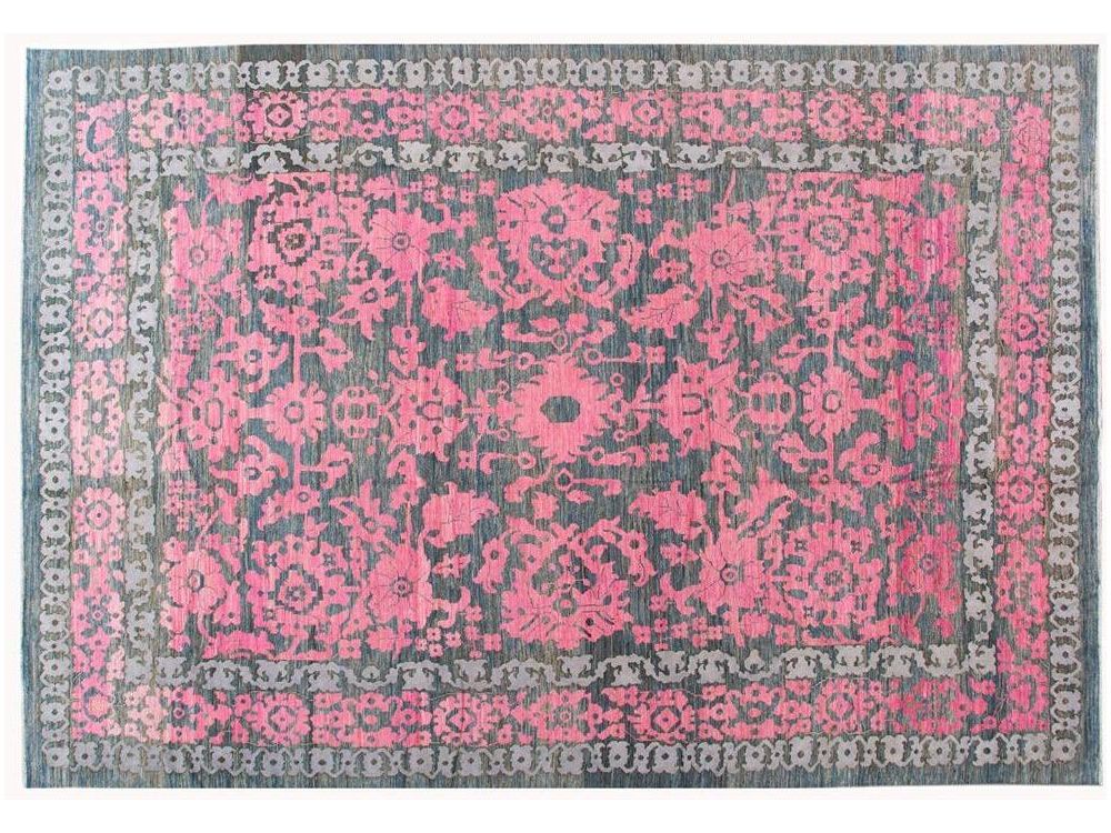 Modern Oushak Colorful Wool Rug  13 X 20