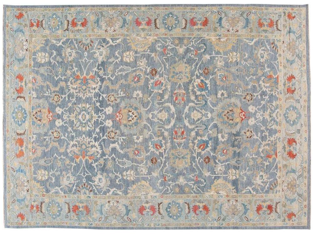 Modern Sultanabad Oversize Wool Rug 12 X 17