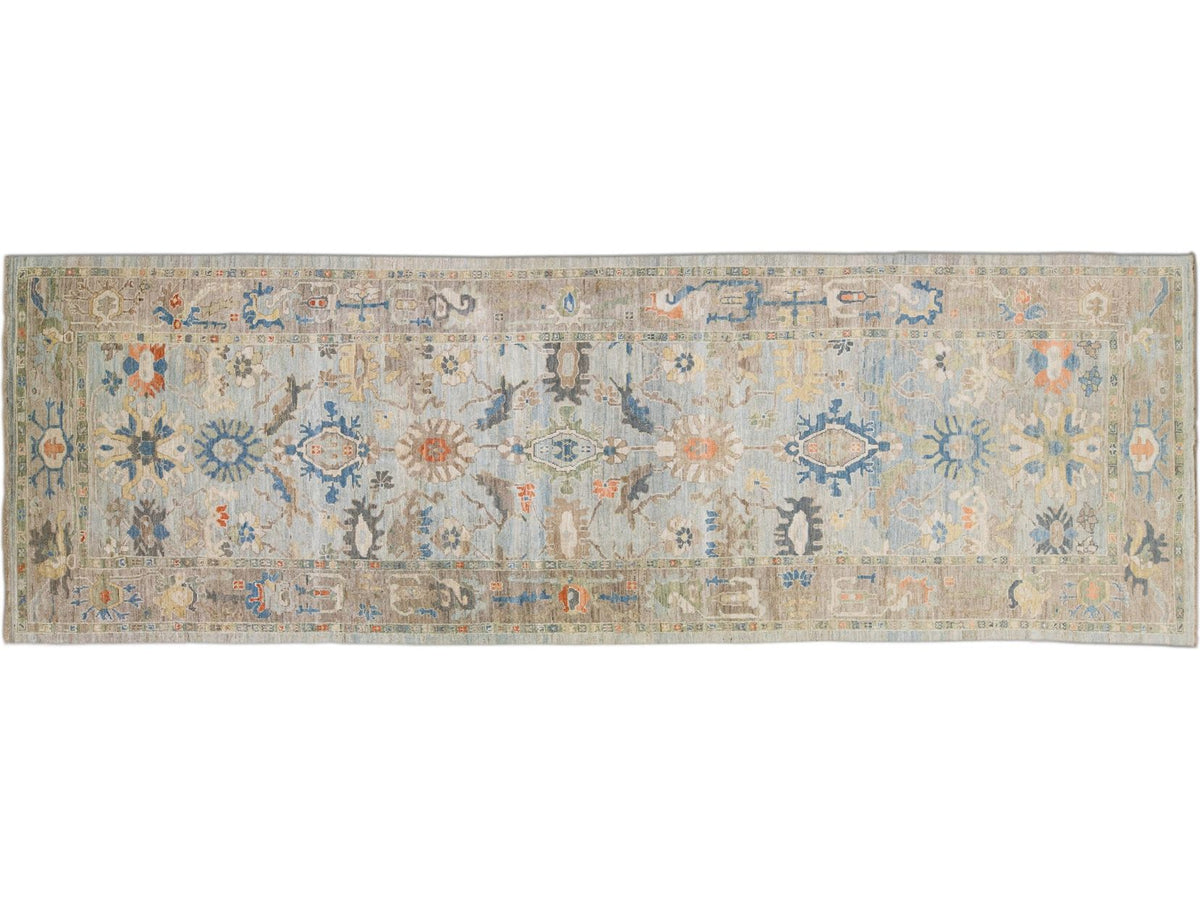 Modern Sultanabad Wool Runner 6 X 18
