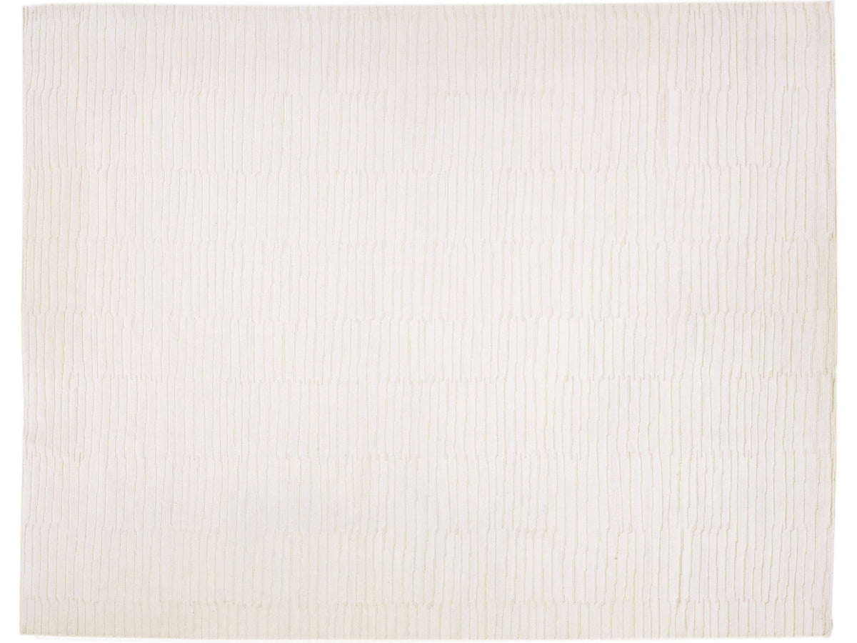 Modern Moroccan Wool Rug 10 X 14