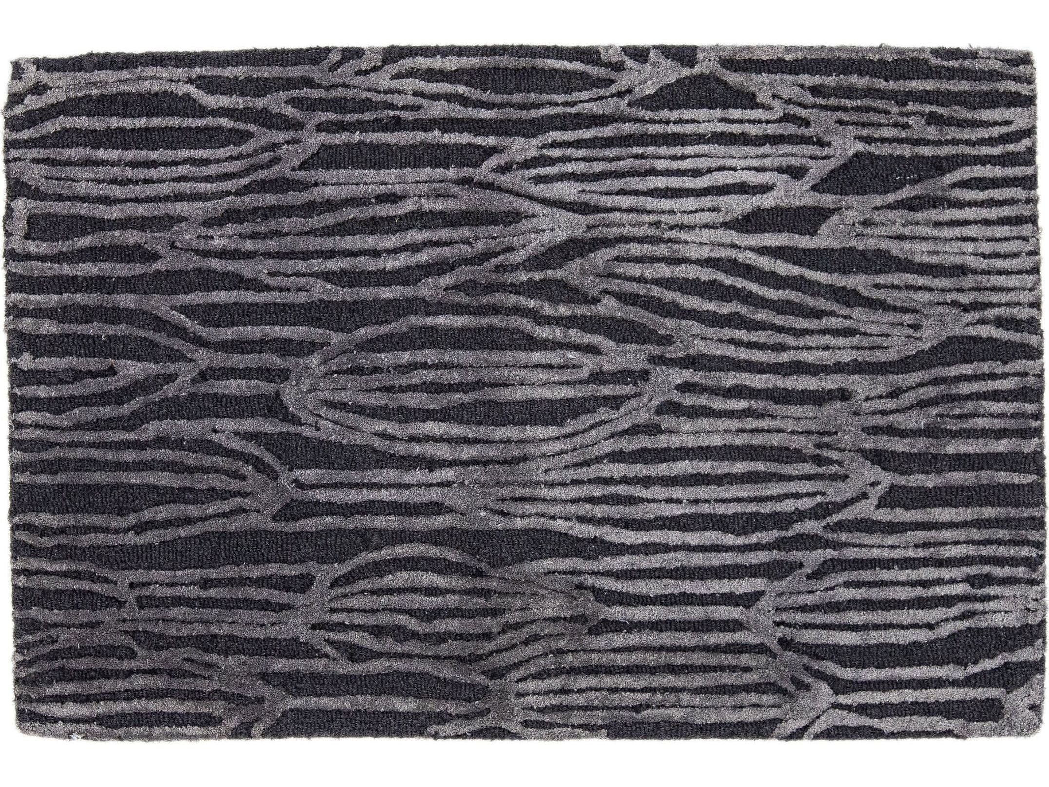 Modern Abstract Custom Wool Rug