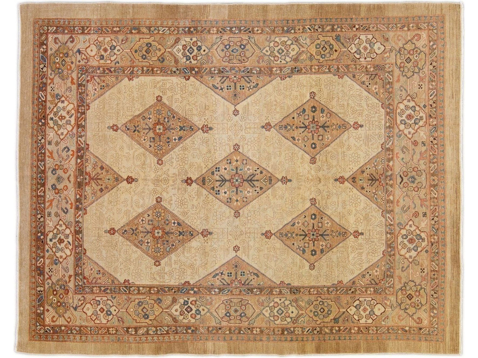 Modern Serab Persian Wool Rug 9 X 10