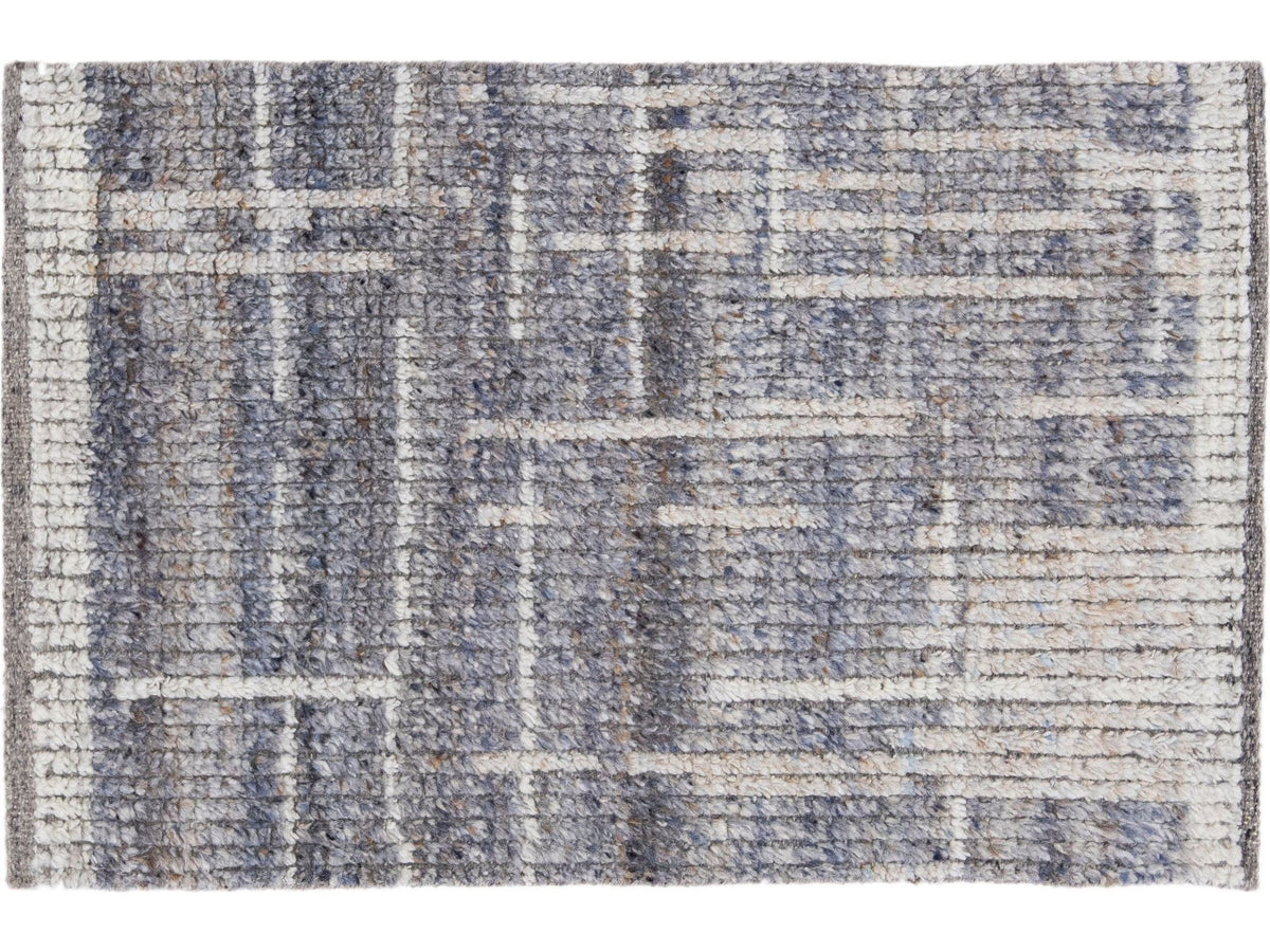 Modern Moroccan Wool Custom Rug