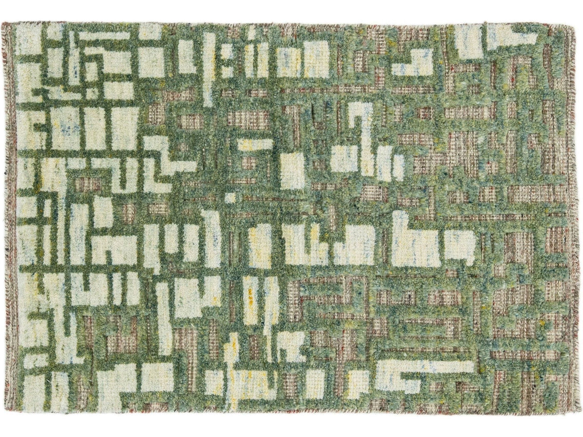 Modern Moroccan Wool Custom Rug