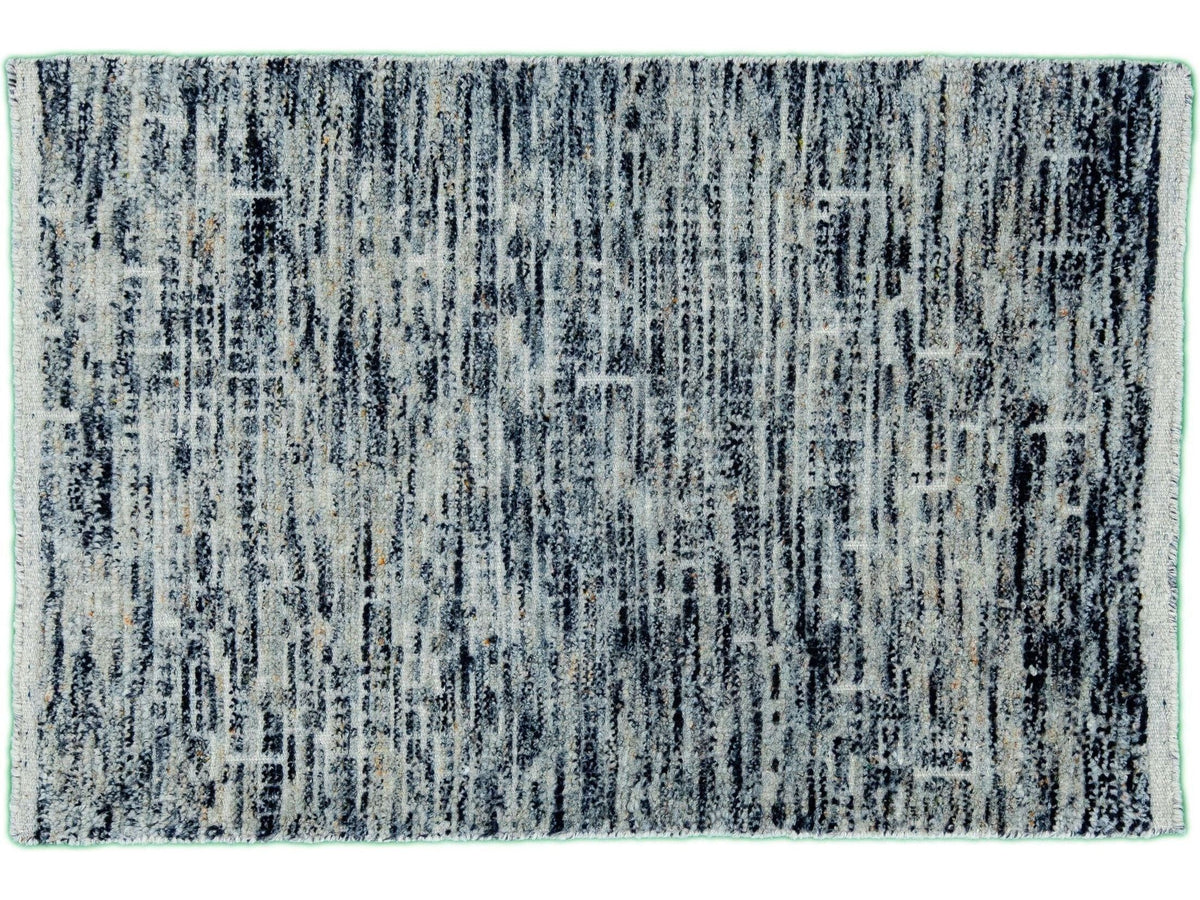 Modern Moroccan Wool Custom Rug