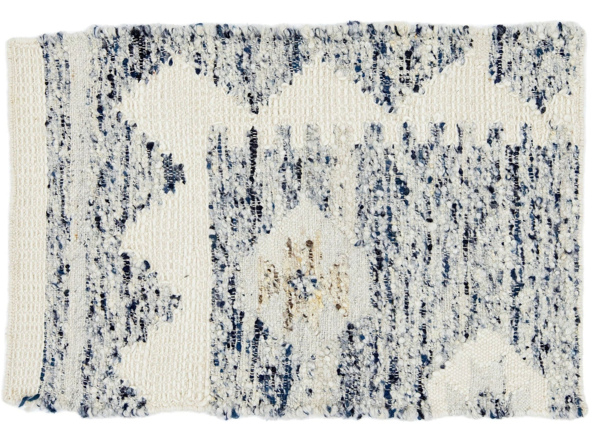 Modern Moroccan Wool Custom Rug