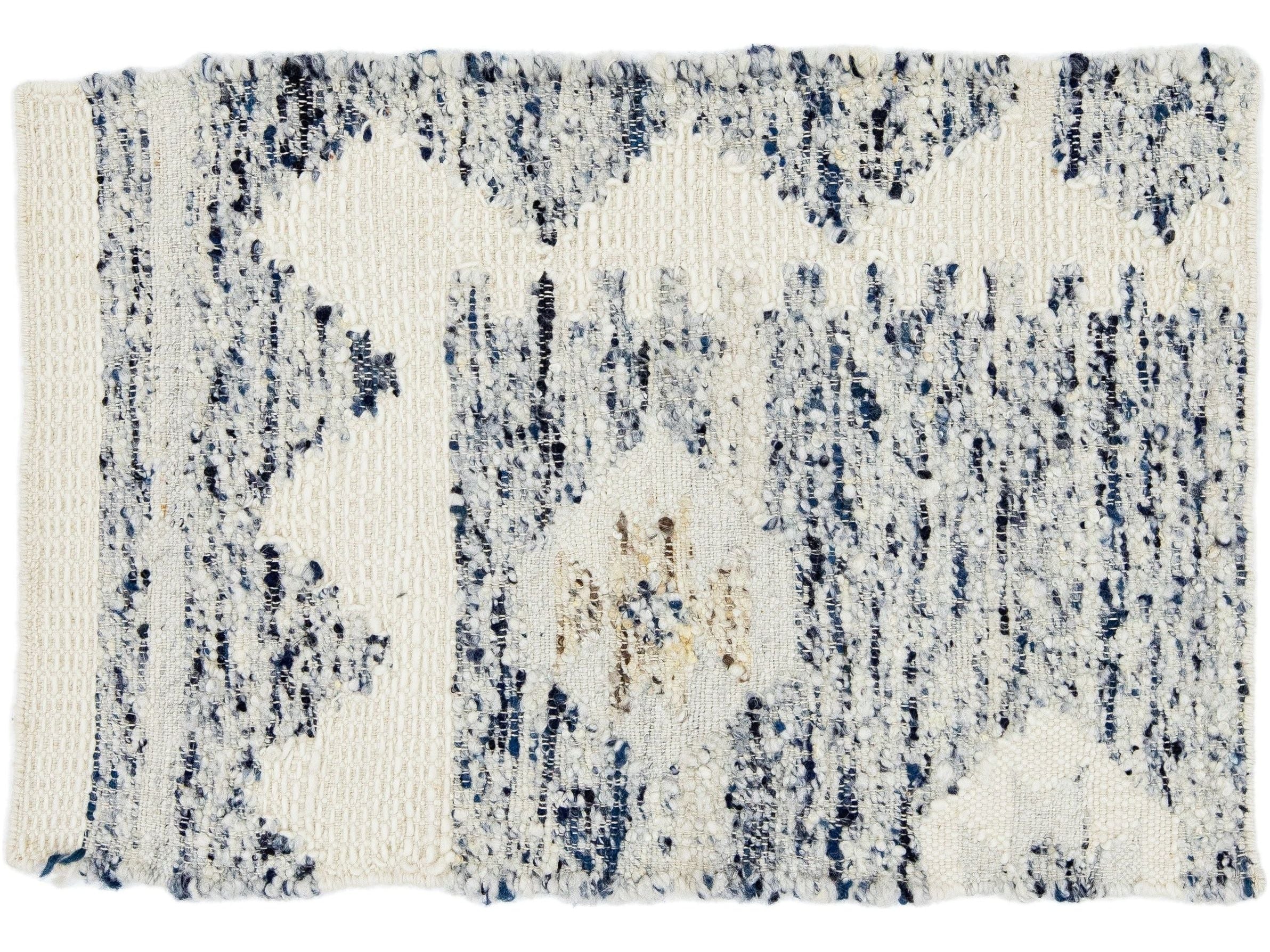 Modern Moroccan Style Custom Wool Rug