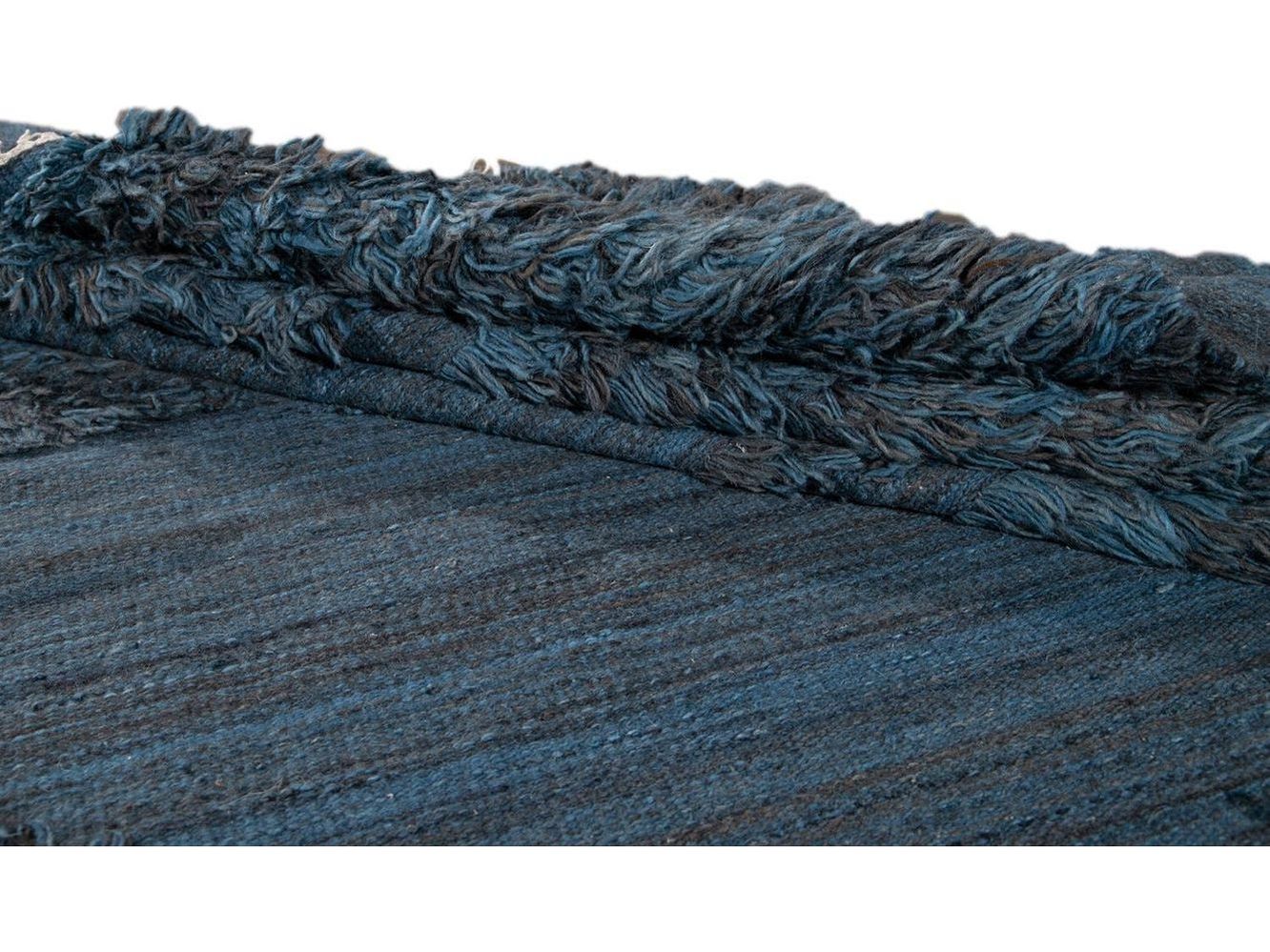 Modern Moroccan Berber Wool Rug 10 X 14