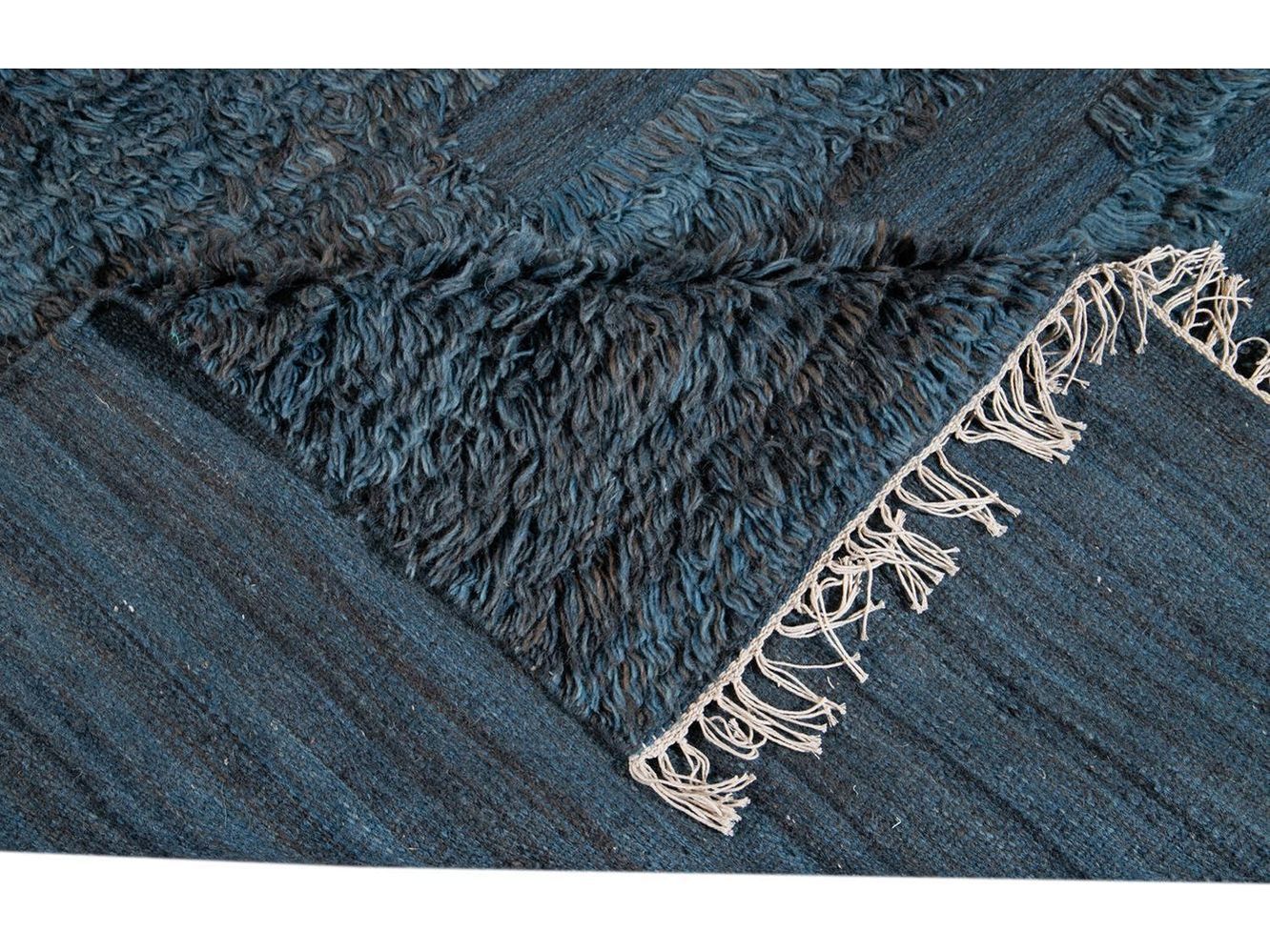 Modern Moroccan Berber Wool Rug 10 X 14