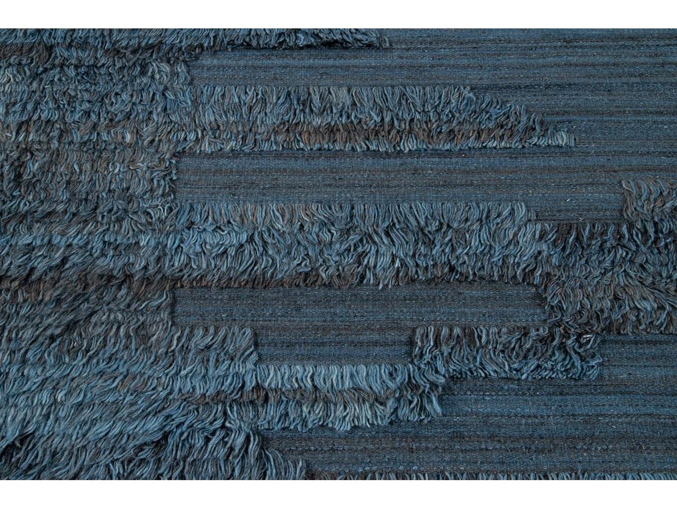 Modern Moroccan Berber Wool Rug 10 X 14