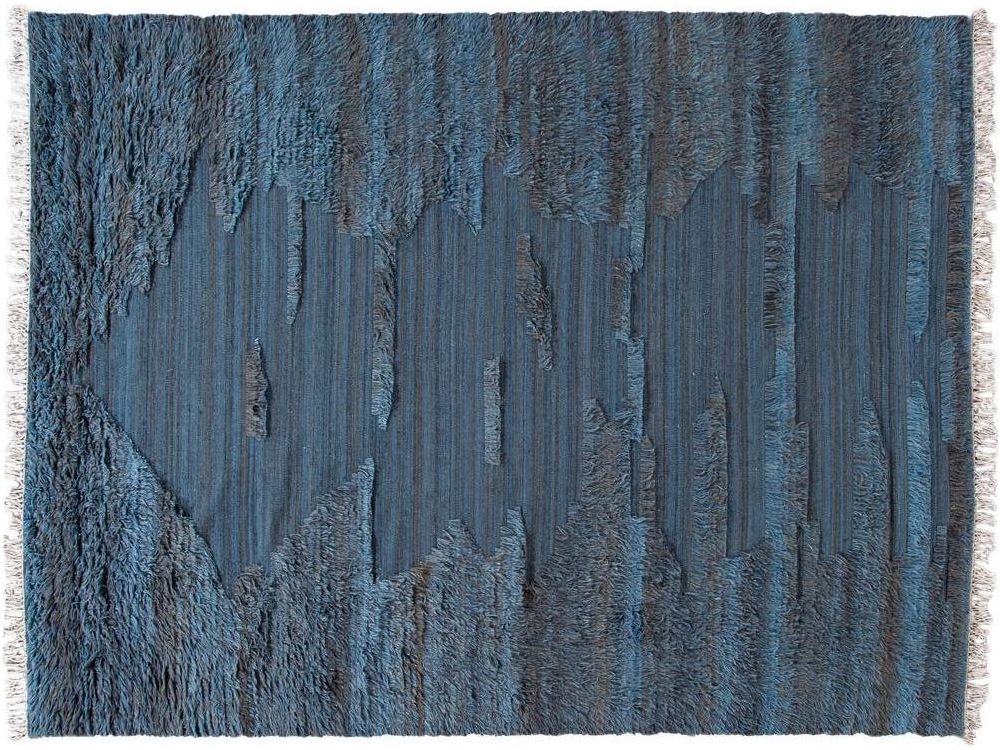 Modern Moroccan Berber Wool Rug 9 X 12