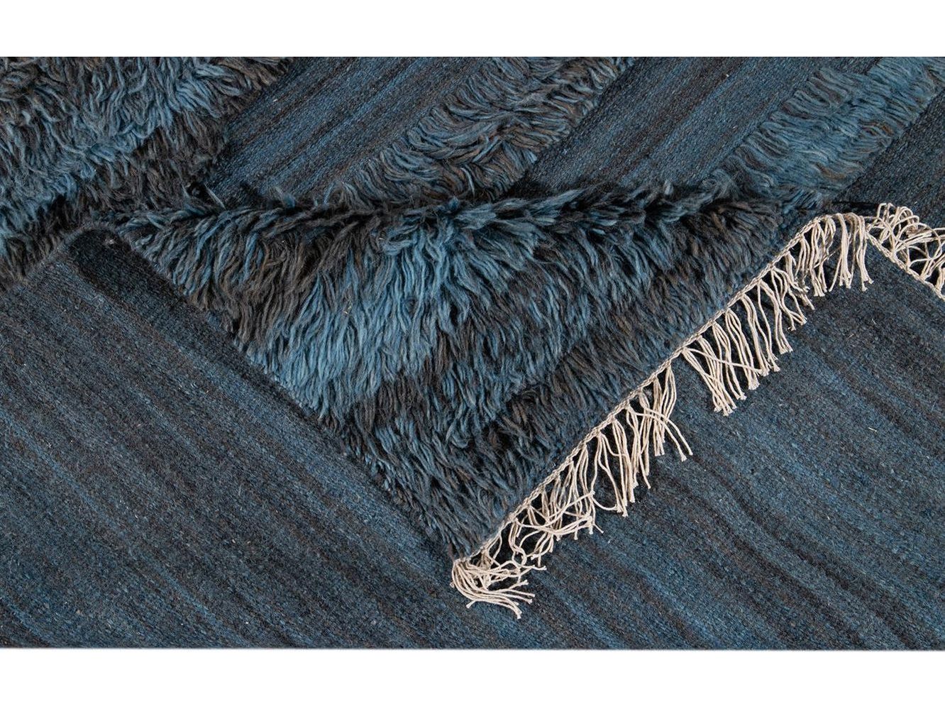 Modern Moroccan Berber Wool Rug 9 X 12