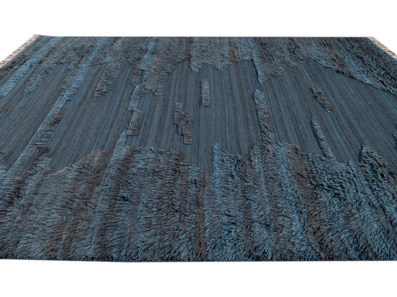 Modern Moroccan Berber Wool Rug 9 X 12