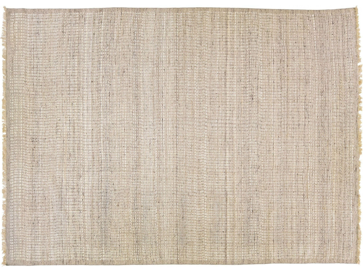 Modern Moroccan Wool Rug 10 X 14