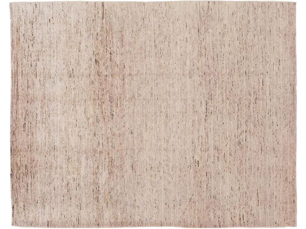 Modern Moroccan-Style Wool Rug 9 X 12