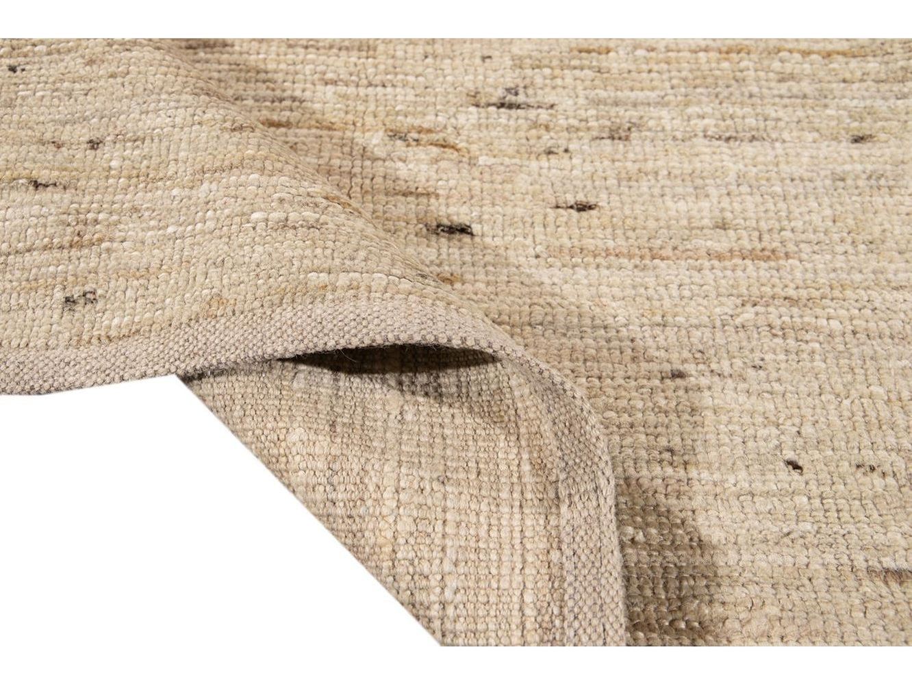 Modern Moroccan-Style Wool Rug 8 X 10