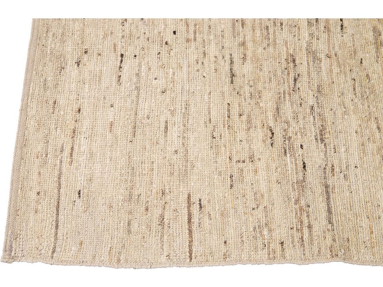 Modern Moroccan-Style Wool Rug 8 X 10