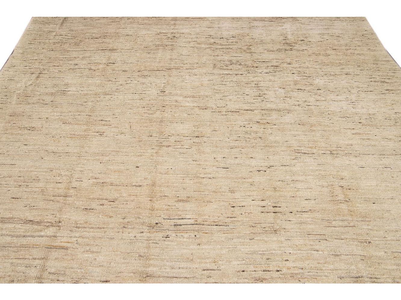 Modern Moroccan-Style Wool Rug 8 X 10