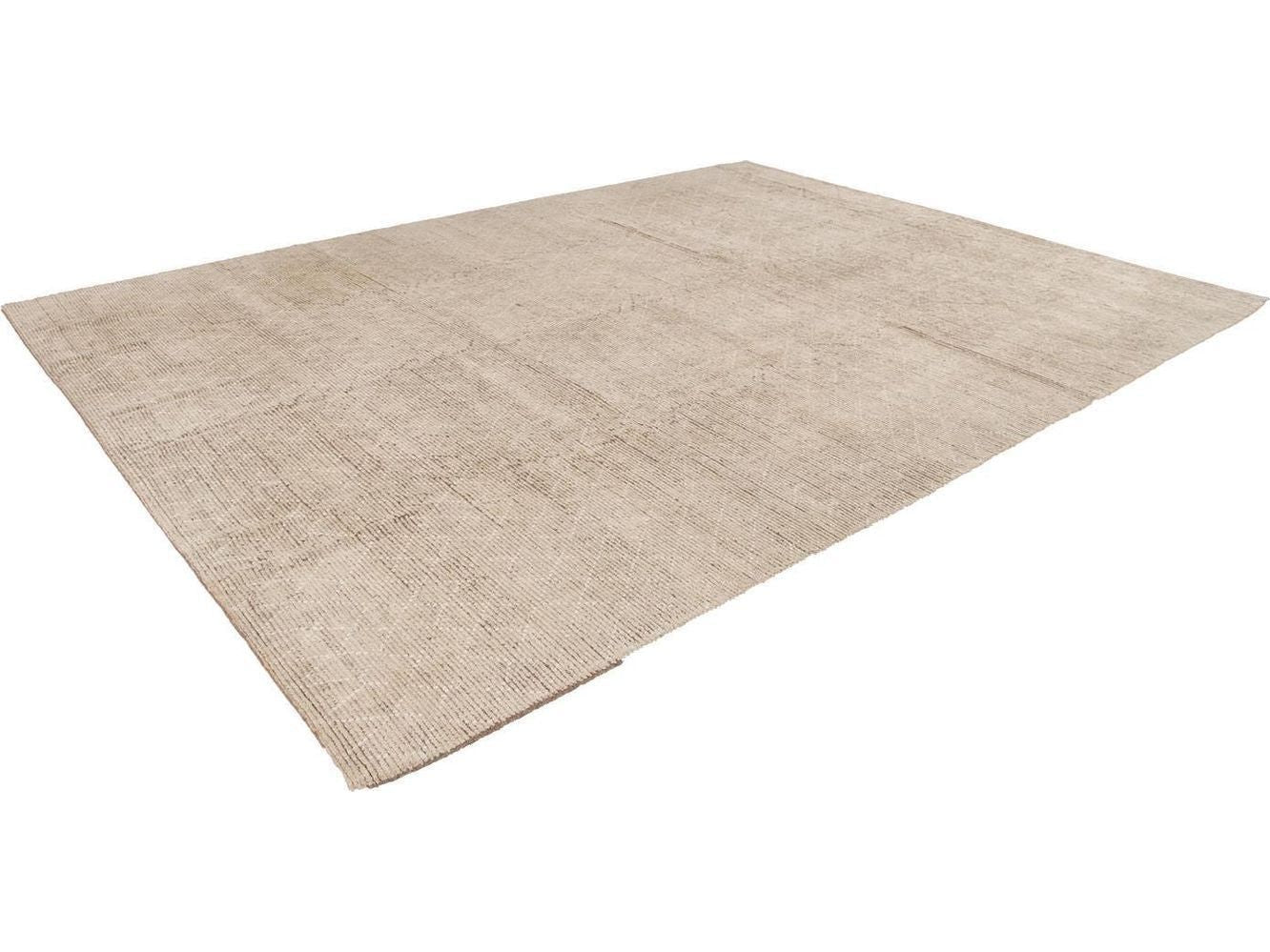 Modern Moroccan-Style Wool Rug 10 X 14