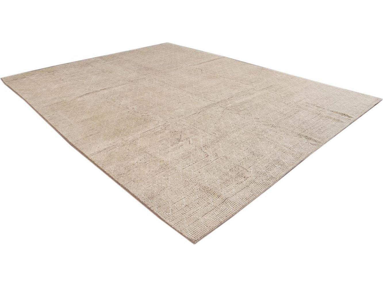Modern Moroccan-Style Wool Rug 10 X 14