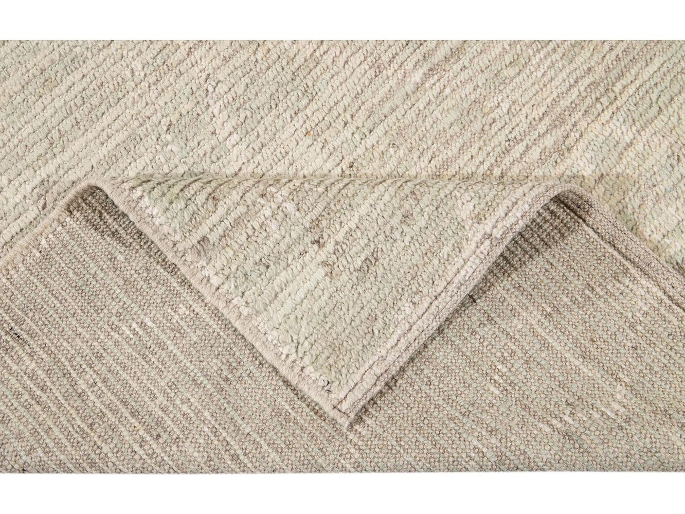 Modern Moroccan-Style Wool Rug 9 X 11