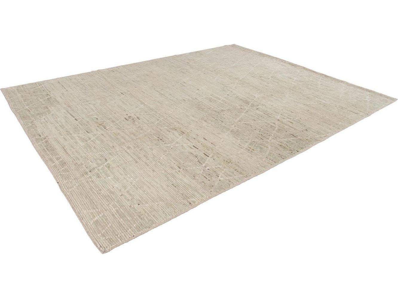 Modern Moroccan-Style Wool Rug 9 X 11
