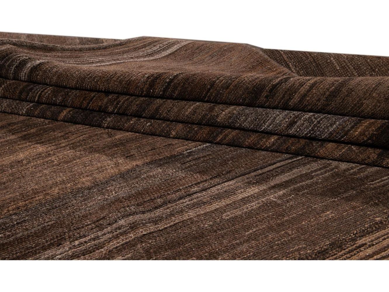 Modern Moroccan-Style Wool Rug 10 X 14