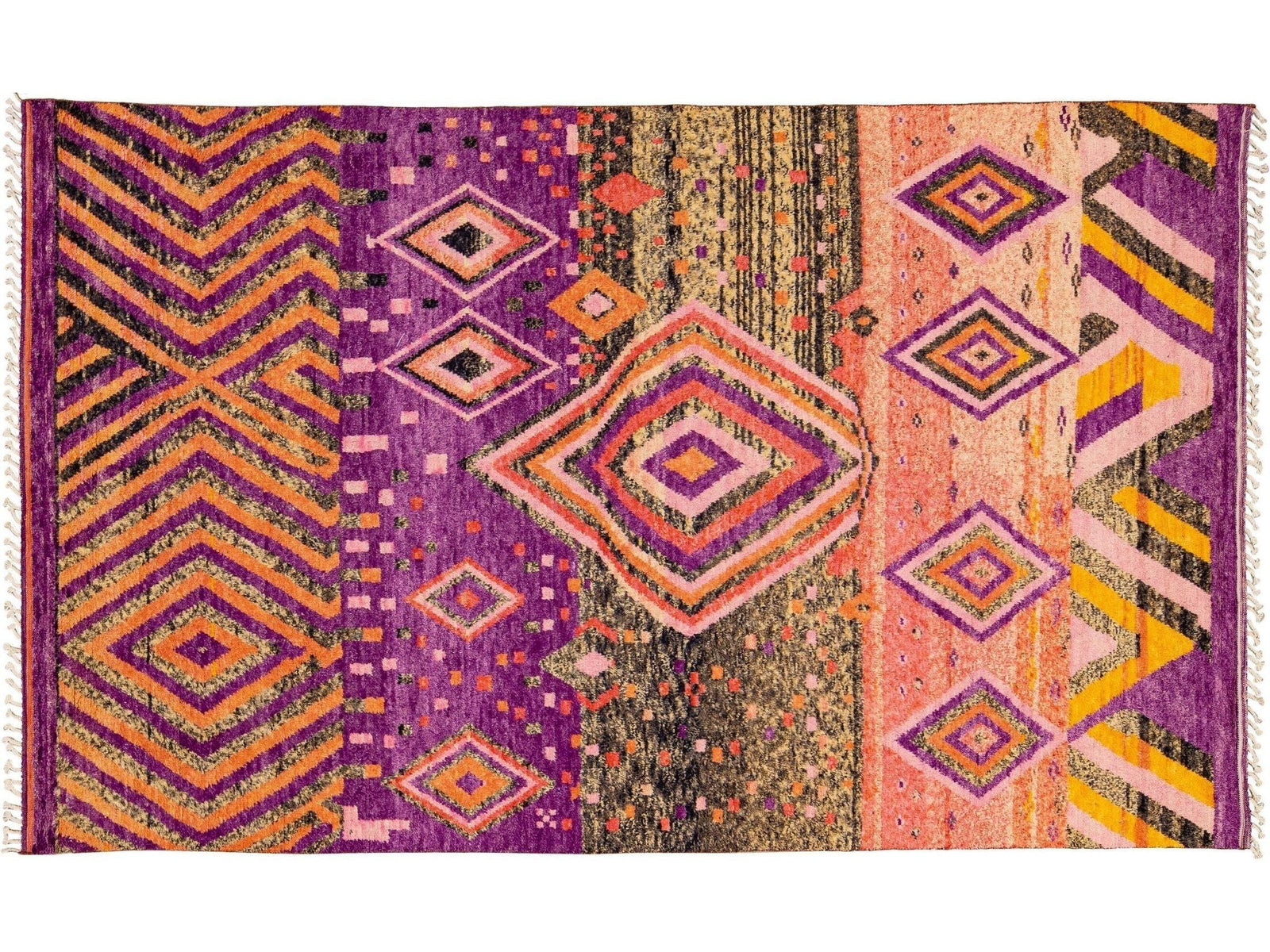 Modern Moroccan Boho Wool Rug 9 X 15