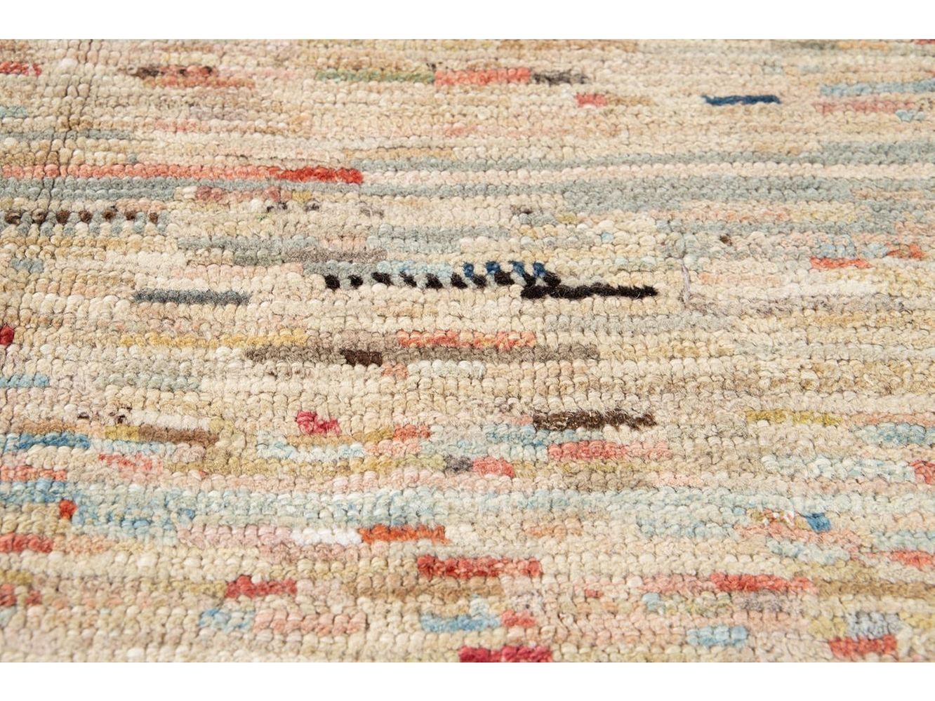 Modern Moroccan-Style Wool Rug 8 X 11