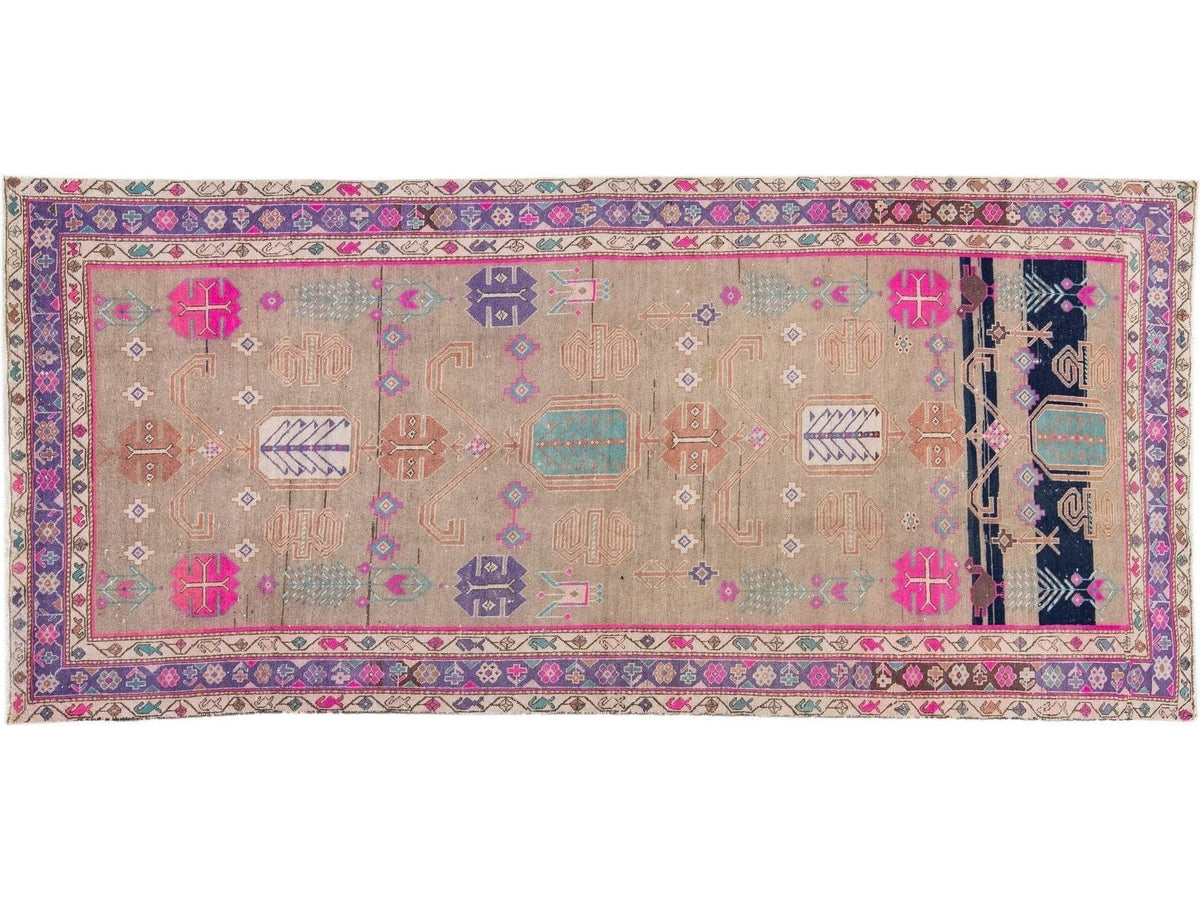 Antique Malayer Wool Rug 5 X 11