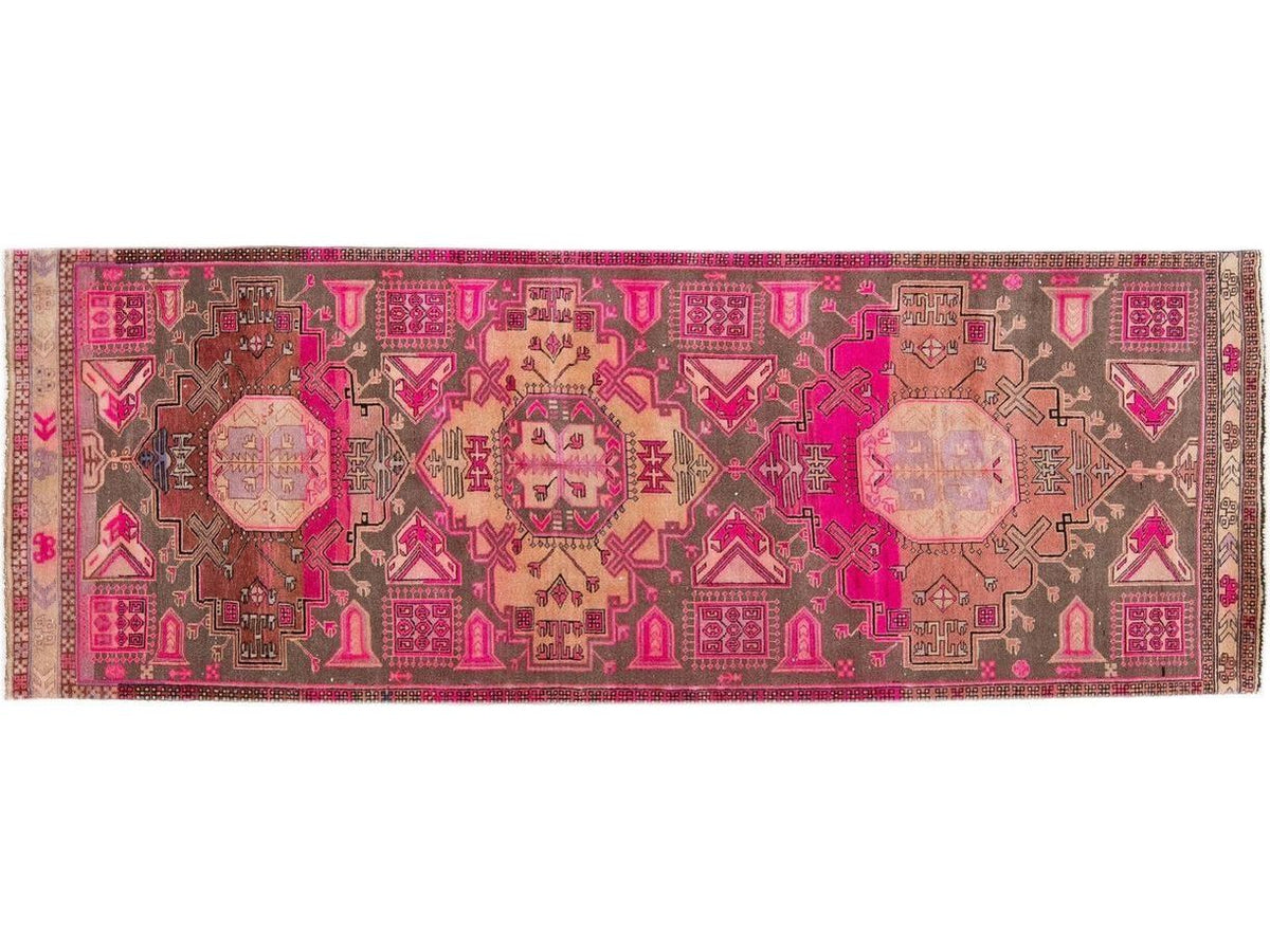 Vintage Malayer Wool Rug 4 X 10