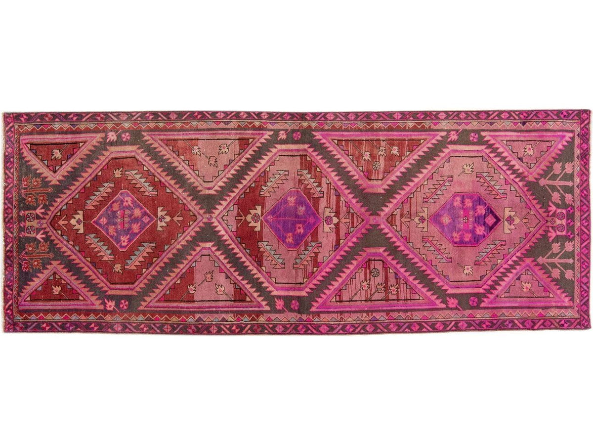 Vintage Malayer Wool Rug 4 X 10