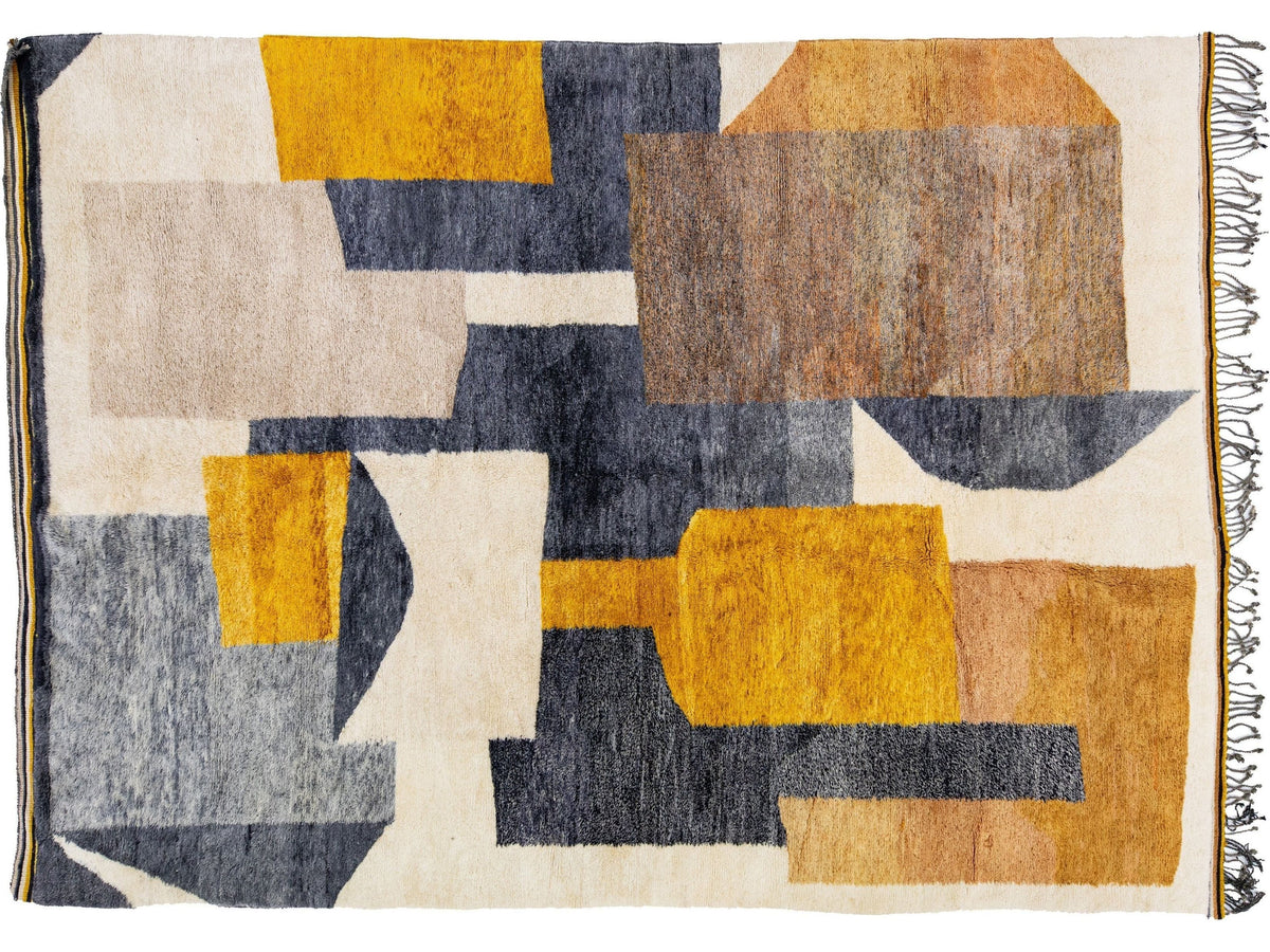 Modern Moroccan Wool Rug 8 X 11