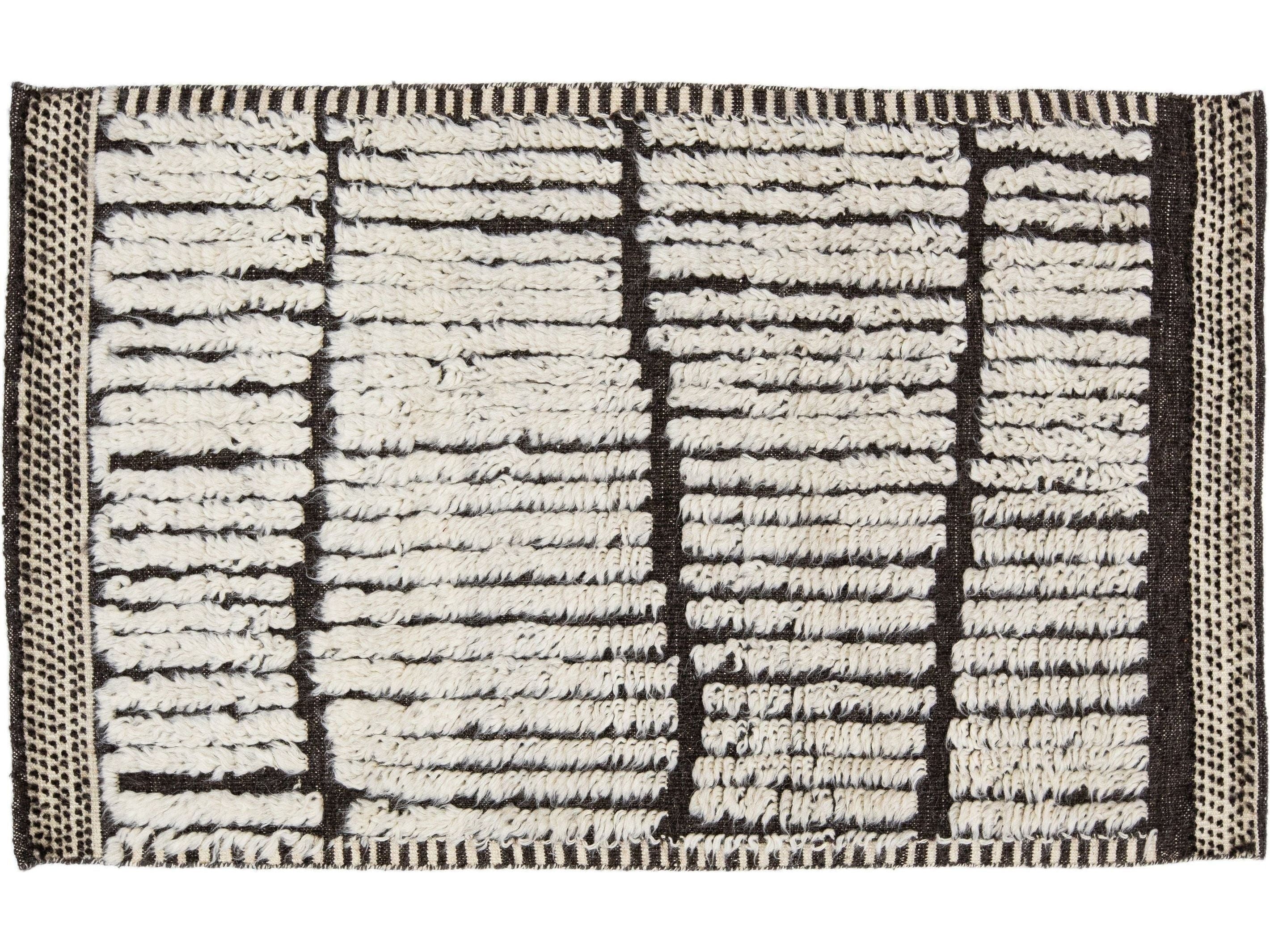 Modern Moroccan Style Custom Wool Rug