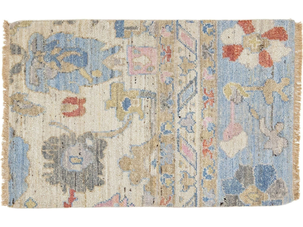 Modern Oushak Wool Custom Rug