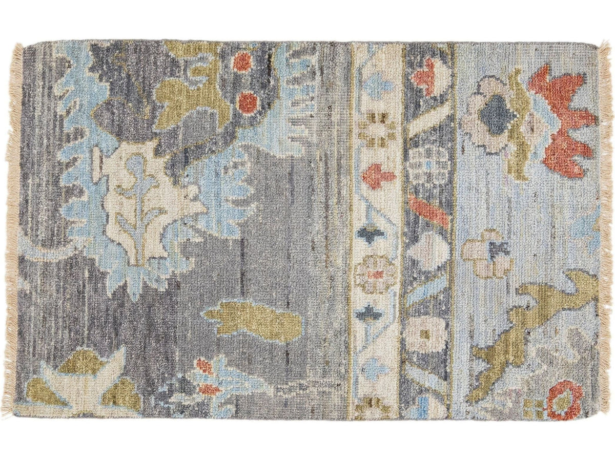 Modern Oushak Wool Custom Rug