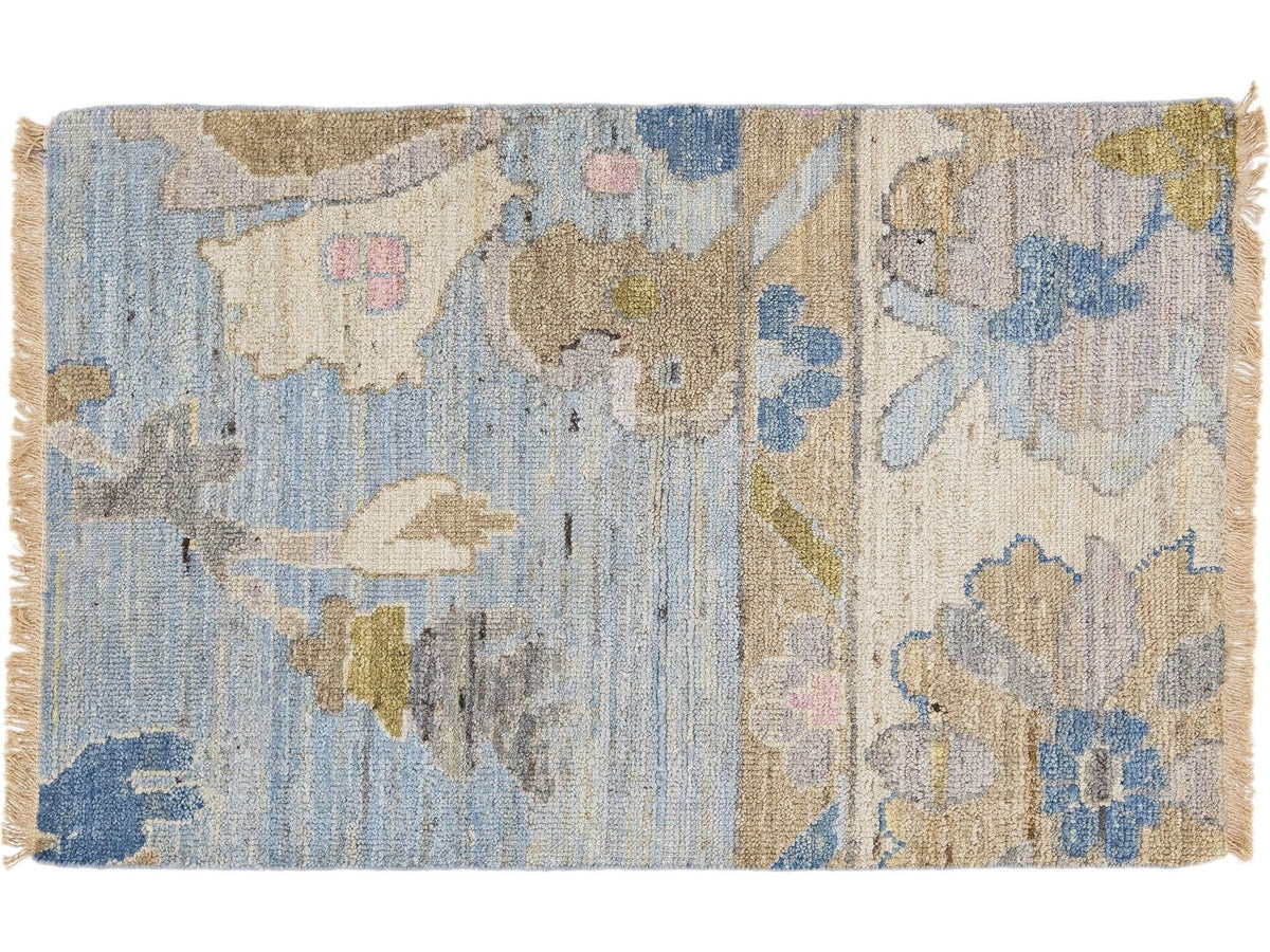 Modern Oushak Wool Custom Rug