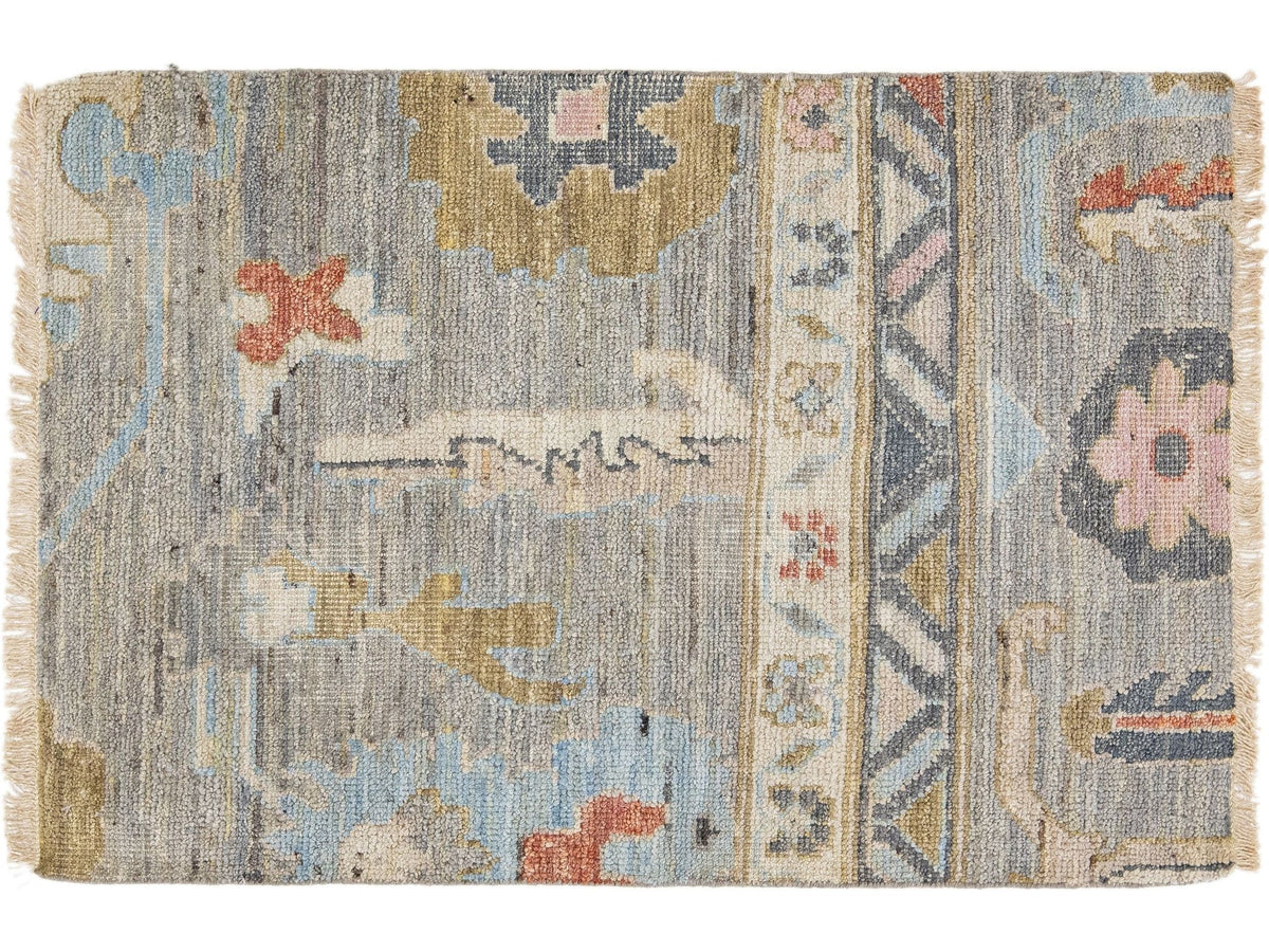 Modern Oushak Wool Custom Rug