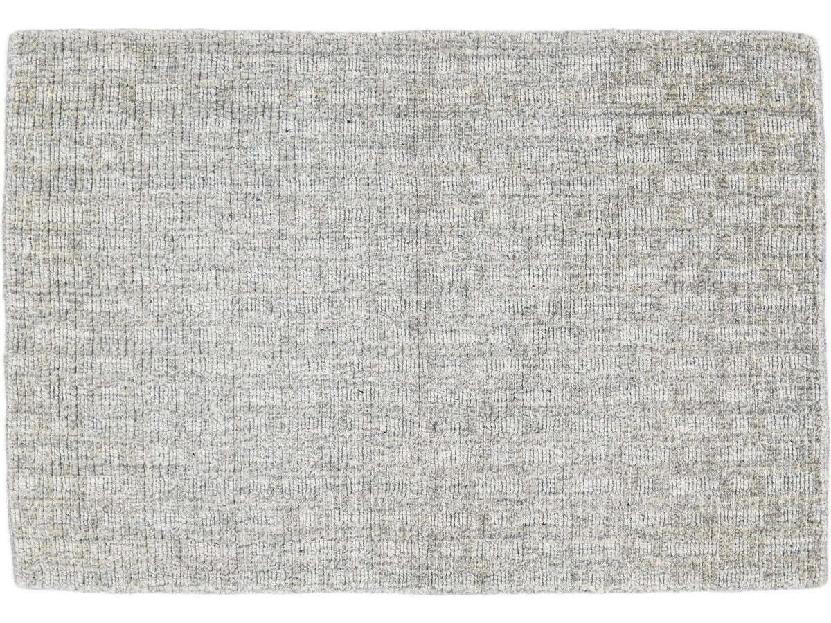 Modern Wool and Viscose Custom Rug