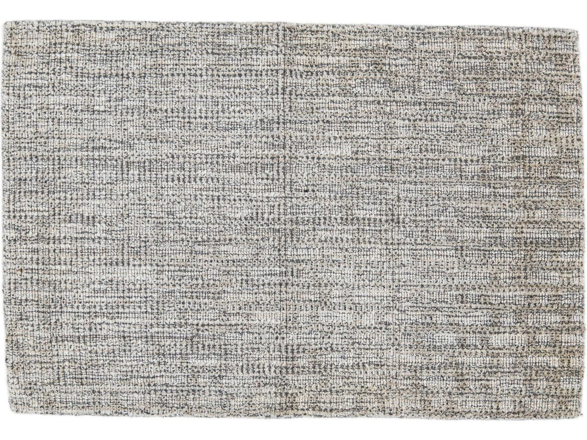 Modern Wool and Viscose Custom Rug