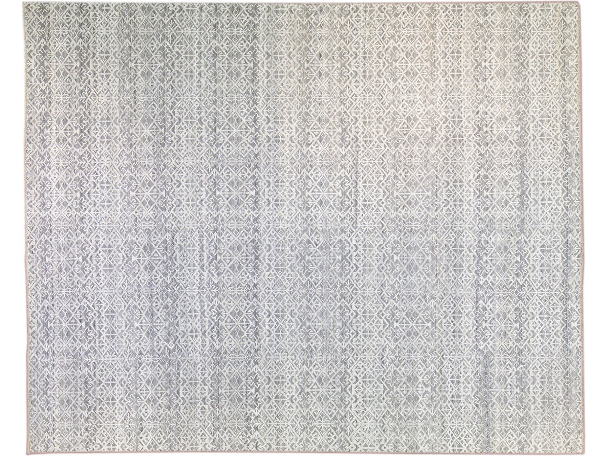 Modern Transitional Wool Rug 12 X 15