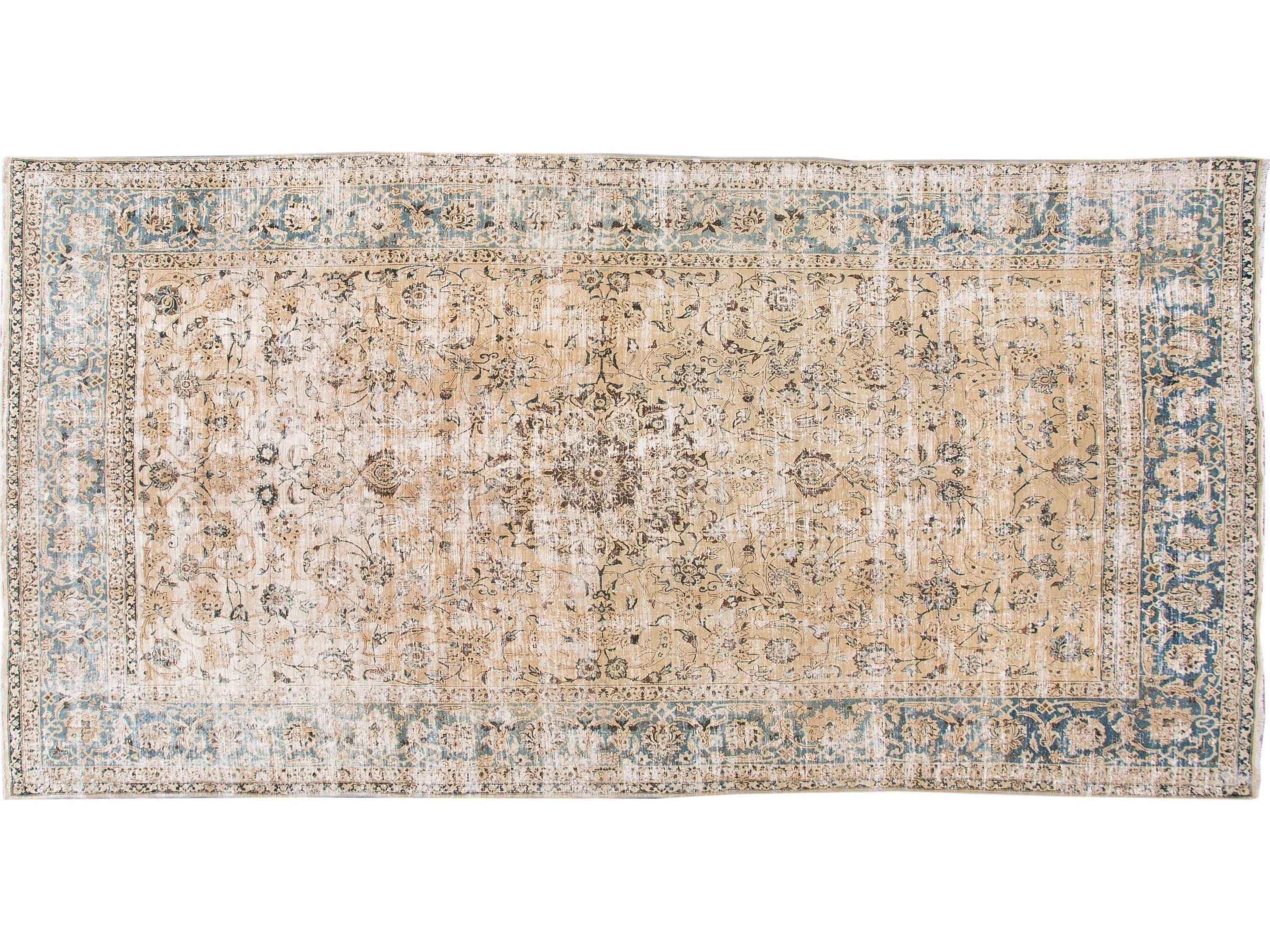 Antique Malayer Wool Runner 10 X 20
