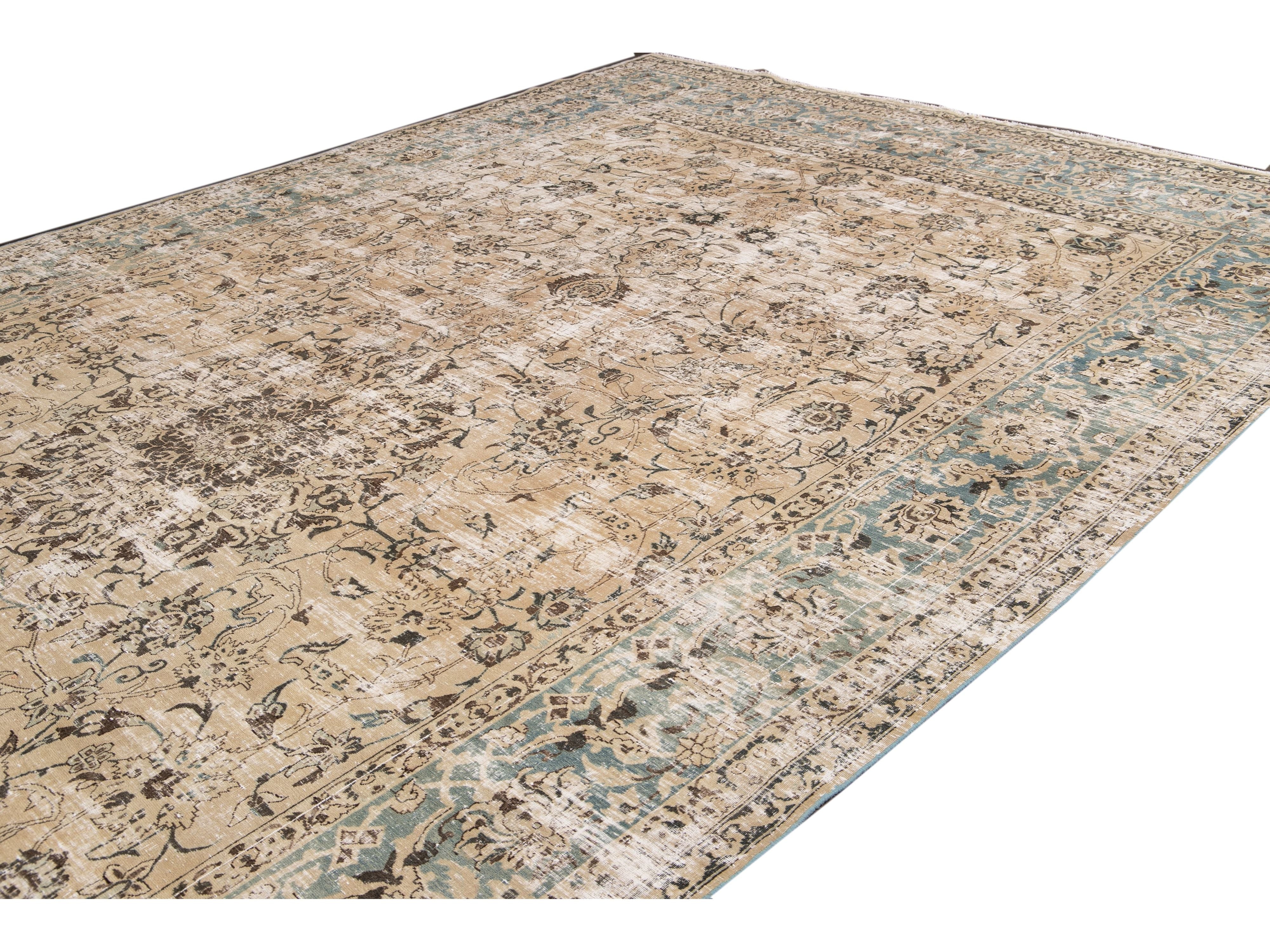 Antique Malayer Wool Runner 10 X 20
