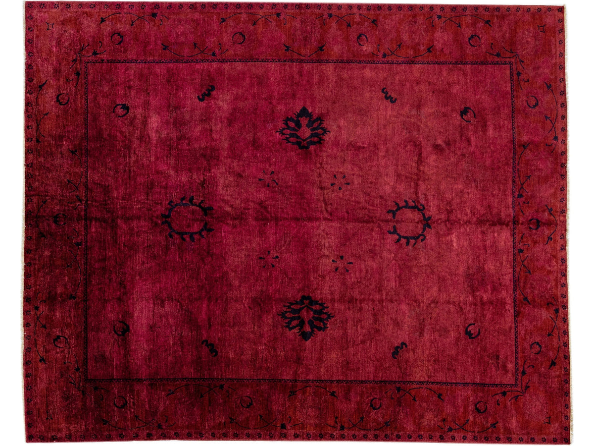 Modern Overdyed Wool Rug 12 X 15